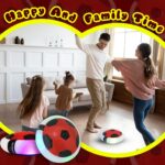 Wembley Hover Football for Kids| Electric Soccer Ball Floating Air| Engaging Indoor Game for Kids | Birthday Gift for Boys| Advanced & Rechargeable Hover Ball Game (Red) - Image 8