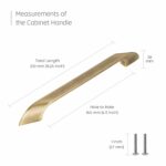 LAPO 6 Inch Drawer Cabinet Handle for Kitchen Cabinet, Wardrobe & Cupboard, Strong Grip Design, Modern Utility Hardware, Easy Installation, 3 Year Warranty (160mm, Antique Finish, Pack of 2) - Twist - Image 6