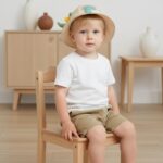 PATPAT® Dinosaur Summer Cap for Baby Boy 1-2 Years Old, UPF 50+ Sun Protection Bucket Hat Kids Cap, Breathable Mesh Baby Hat Caps for Kids Girls Boys Cute Fashion Sunshade Gift for Boys Girls - Image 7