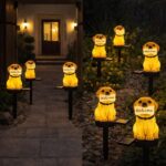 JASIFS Welcome Dog Garden Solar Lights Outdoor Cute Dog LED Decorative Waterproof Garden Stake Lights, Lawn Lamp Light for Garden, Balcony, Patio, Yard Landscape Lighting - Image 5