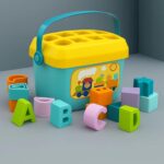 Shape Sorter Toy for Babies | 16 PCS ABCD Building Blocks & Shape Sorting Cube | Educational & Learning Activity Toy for 6+ Months, 1 2 3 Year Old Boys & Girls | Baby Toys - Image 7