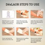 Women Liposoluble Soft Wax Refill Roll-on Cartridge for Full Body Waxing Hair Removal (White Chocolate) - Image 3