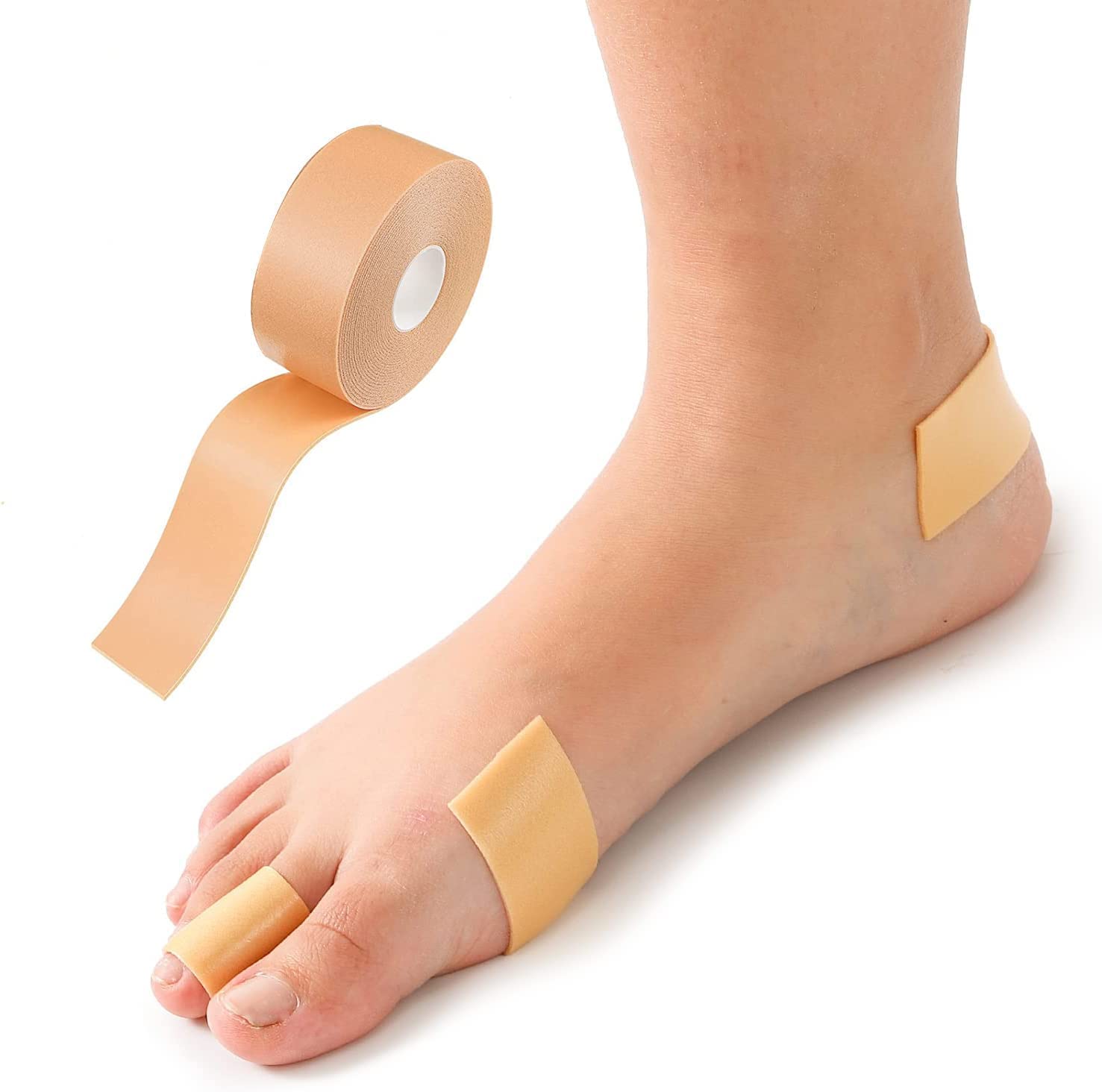 61005FwaHCL._SL1477_.jpg New Waterproof Foot Care Sticker Heel Grip Tape Protector Anti Slip Feet Pad Adhesive Heel Insole Cushion Shoe Tape for Skin Tape Bandage for Friction on Feet Toes Hands Shoes (1 pcs) - Image 1