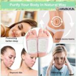 Herbal Night Use Foot Patches – Bamboo Vinegar & Lavender Detox Foot Pads for Relaxation Self Care Routine – Adhesive Foot Patches for Men & Women, Overnight Use (Pack of 1) - Image 2