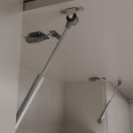 VOLO 100 N Hydraulics Gas Spring Stay STRUT Pneumatic Lift Support Cabinet Hinges Support, Capacity 10 KGS (Pack of 2 PCS) Size 10 INCHES,Material:Iron, Color:Silver - Image 2