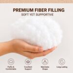 Premium Dog Bed with Free Blanket for Small, Medium & Large Dogs | Soft Fur Orthopedic Washable Pet Bed with Fiber Filling | Anti Slip Calming Dog Mattress for Puppies & Adult Dogs (S) - Image 3