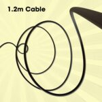 ZEBRONICS Zeb-Bloom Wired Headphones with 3.5mm Jack and 1.2m Cable (Black+ Silver) - Image 7