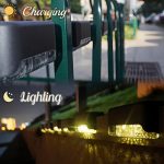 Geek Lab Plastic Waterproof LED Solar Powered Deck Stair Outdoor Light for Railing, Wall Garden,Pathway, Backyard, Patio, and Balcony Decoration (4) - Image 8