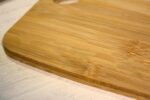 Wooden Cutting Board for Kitchen Chopping Board Serving Board Durable Block Bread Cheese Vegetable Meat Slicing Board with Handle Hole Multipurpose Kitchen Prep Board Kitchenware (Small) - Image 5