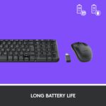 Logitech MK215 Wireless Keyboard and Mouse Combo for Windows, 2.4 GHz Wireless, Compact Design, 2-Year Battery Life(Keyboard),5 Month Battery Life(Mouse) PC/Laptop- Black - Image 5