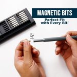 24 in 1 Precision Screwdriver Set, Magnetic Electronics Repair Tool Kit Compatible for PC, Laptop, iPhone, PS4, PS5, Xbox, Camera, Computer, Tablet - Image 2