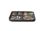 V-CUBE Designs Premium Vegan Leather Valet Tray|Stylish & Modern Office Desk Tray| Table/Bedside/Entryway Organiser for everyday essentials like Keys, Phone, Watch, Wallet, Jewellery|Spill-Proof| Grey - Image 8