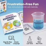 Junior Science Kit for Kids Age 4-14 Years Old, 50+ Science Experiments Including DIY - Under Water Volcano, Exploding Art, Balloon Inflator & More | Birthday Gift | Educational Toy | Stem Learning | DIY STEM Kit, Colour Quest, 30 Bonus Experiments, Birthday Gift for Kids - Image 5