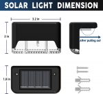 Geek Lab Plastic Waterproof LED Solar Powered Deck Stair Outdoor Light for Railing, Wall Garden,Pathway, Backyard, Patio, and Balcony Decoration (4) - Image 6