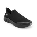 Red Tape Men's Walking Shoes Black Mesh TPU Round Toe Slipon - Image 2