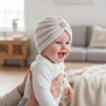 SYGA Baby Winter Knitted Hat Children RABIT Ears Warm Wool Baby Cap Bowknot Turban Cap for 0-3 Year - Image 6
