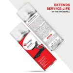 PowerMax Fitness Silicone Oil Lubricant Spray for Treadmill (500ml), Use For Equipment Applications Extra Long Control Flow Applicator Easy To Use On All Treadmills (Pack of 2) - Image 5