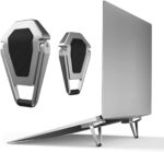 Portable Invisible Foldable Laptop Stand Aluminum Ergonomic Notebook Riser with Anti-Slip Cooling Pad Grip for MacBook, HP, Dell & All Laptops - Image 9