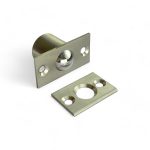 Brass Ball Catcher 16mm, Stainless Steel Finish (Pack of 1 Pcs.) | Heavy Duty Goli Catcher & Strong Invisible Cabinet Latch, Secure Roller Catch Closure for French Door, Closets & Hardware