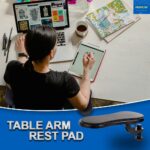 FreshDcart Adjustable Arm Rest Pads for Desk – Ergonomic Chair and Desk Extender for PC & Laptop, Attachable Rotating Armrest Wrist Support for Home Office Setup – Black (Pack of 1) - Image 7