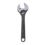 Taparia 1171-8, 8-Inch (205 mm) Adjustable Spanner - Forged Chrome Vanadium Steel with Precision Jaws and Insulated Grip, 26mm Jaw Opening for Tightening, Loosening, and Plumbing - Professional Tool for Mechanics, Electricians, and DIY Repairs