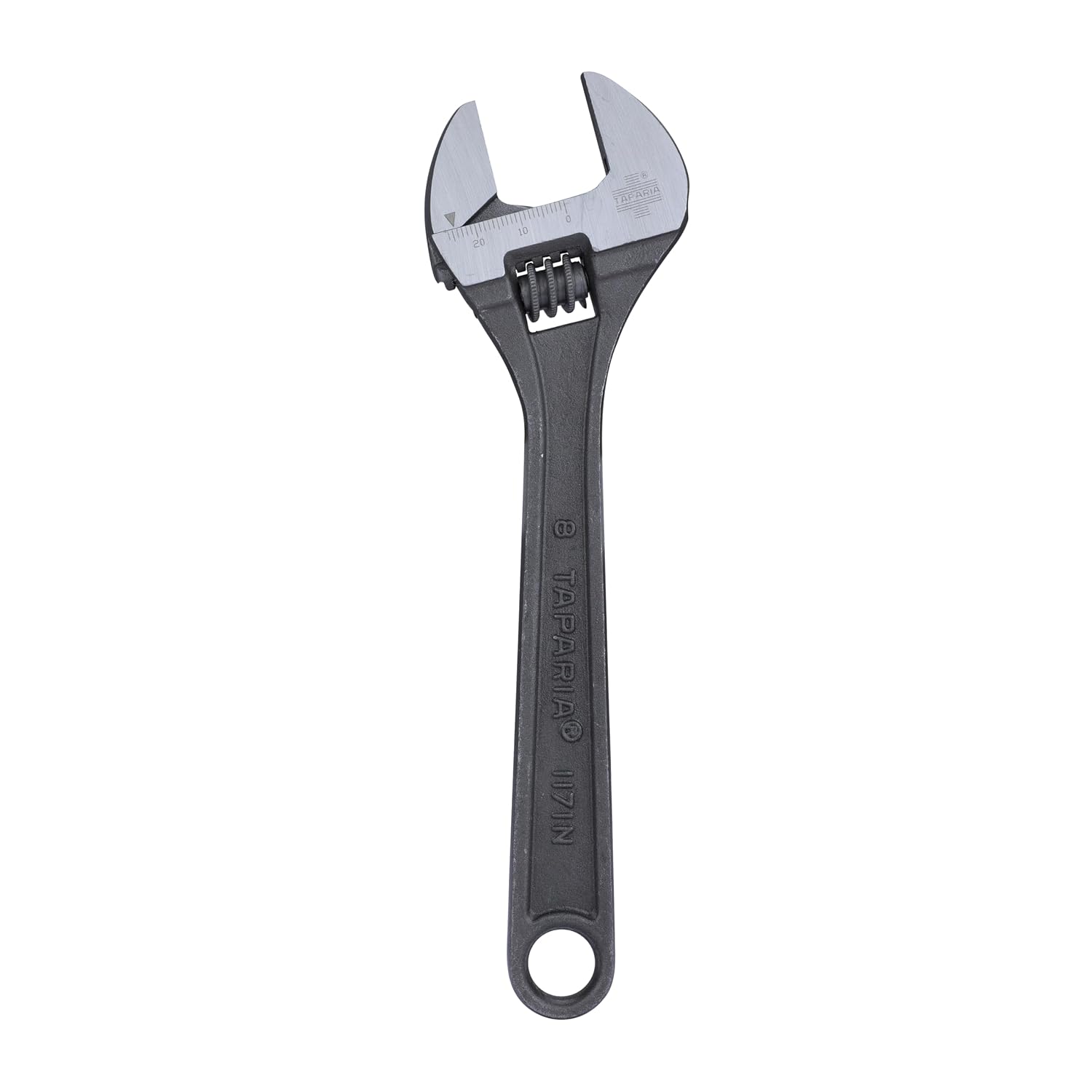 613hn-kPSOL._SL1500_.jpg Taparia 1171-8, 8-Inch (205 mm) Adjustable Spanner - Forged Chrome Vanadium Steel with Precision Jaws and Insulated Grip, 26mm Jaw Opening for Tightening, Loosening, and Plumbing - Professional Tool for Mechanics, Electricians, and DIY Repairs - Image 1