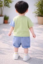 R.G T-shirt and Short Set for Baby Boys & Baby Girls, Printed Half Sleeves Clothing Set for Kids - Image 4