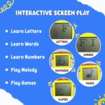 Wembley Kids Laptop Educational Computer Toys for 3+ Year Old Boy with Mouse|20 Fun Activity Electronic Learning Machine,Now Learn Letter,Words,Games,Mathematics,Music,Logic,Memory Tool,Multi Color - Image 3