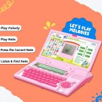 Wembley Educational Laptop for Kids Toys for 2-5 Years Learning Activity Computer Educational Toy for 3 Years Old Boy Learn Alphabet,Letter,Words,Games,Mathematics,Music,Logic Memory Tool,Multicolour - Image 7
