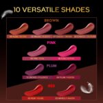 FACES CANADA Comfy Matte Wow Liquid Lipstick - Plum Passion 04 (Plum) 3.8ml | One Swipe Application | Highly Pigmented | Comfortable Wear | Glides Smoothly | Long Lasting | Transferproof, Smudgeproof & Waterproof - Image 6