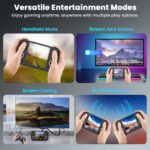 an-bernic RG CubeXX Handheld Gaming Console for Boys 7-14, 3.95'' IPS Display 64GB Preloaded Retro Video Game, 3200mAh Battery, 30+ Emulators, WiFi, Bluetooth, TV-Out, Type-C, RGB Lighting (White) - Image 8