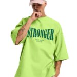 LEOTUDE Men's Cotton Oversized Fit T-Shirt