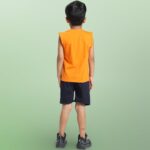 TS LAVI TAVI Baby Cotton Clothing Set | Sleeveless T-Shirt & Shorts Combo | Summer Wear for Boys & Girls | Soft Breathable Fabric | Multicolor Pack of 3 - Image 7