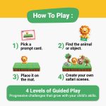 GiniMini Safari 3D Puzzle Game for Toddlers 2+ | Montessori Educational Scene Builder with Animals | 45+ Pieces | Screen-Free Learning Toy for Preschool Kids - Image 5