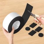 Furniture Pads Floor Protector Strip Chair Leg Floor Protector Chair Leg Protector Cap Chair Protector for Legs Chair Protector for Legs 6mm Thicken Foam Anti-Slip Textured Surface(13ft x0.78 in) - Image 4