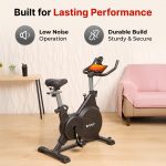 Fitkit by Cult FK7003 Spin Bike with 9Kg Flywheel, Adjustable Brake Pad Resistance & LCD Screen for Fitness at Home Workouts|Max Weight Capacity: 140 kg (Black) - Image 4