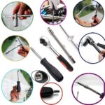46 in 1 tool kit Drive Socket Set Auto Repair Hand Tool Ratchet Hex Wrench Set, Tool Kit For Automotive Repair, Household, Car & Bicycle Repairs Metric Screwdriver Set With Storage Case - Image 4