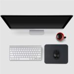 Dyazo Ergonomic PU Vegan Leather Mouse Pad, Non-Slip, Anti-Skid, Reversible use, Dual Color, Splash-Proof Suitable for Gaming, Computer, Laptop, Home & Office (-9.8 X 8.2 Inch Blue & Yellow) - Image 3