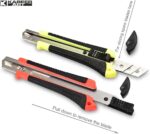 KABEER ART Heavy Duty 18 mm Cutter Set With 10 Replacement Blades - Image 3
