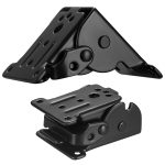 Folding Hinge, 4 Pieces Table Legs Foldable, Hinges Support Bracket Self-Locking Folding Brackets 0-90 Degrees, Foldable Leg Hinges, Folding Hinge Hardware - Image 4