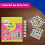 Fevicryl Lippan Mini Art Kit | All-Inclusive DIY Kit with Canvas, Acrylic Colours, Mirror Packet, Mouldit, Brush with 8pc tools and 3 Pc Ceramic cone for Artists & Gifting | Ideal for Age 14 + - Image 5