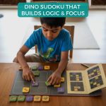 PELIKAS TOYZ Magnetic Sudoku Dino for Kids 4-6 Years - Educational Logic Puzzle Game, Dinosaur Brain Teasers & Travel Toy, STEM Learning Gift for Boys & Girls Age 5, 6, 7 - Image 2