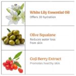 Vilvah Ultra Moisturising Cream for Face | Lightweight, Non-Greasy Moisturiser | Hydration & Skin Barrier Repair| With Olive Squalane, White Lily & Goji Berry | For All Indian Skin Types | 50g - Image 5