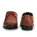 Liberty Fortune Black & Tan Derby Formal Shoes for Men - PU Office Wear - Image 8
