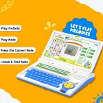 Wembley Educational Kids Laptop Learning Toy for 2-5 Years Boys Girls Computer Toys for 3 Years Fun Activity Learning Alphabet,Letter,Words,Games,Mathematics,Music,Logic Memory Tool - Blue - Image 7