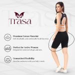 TRASA Women's Cotton Fashion Biker Workout Cycling Shorts, Avialable Sizes: S,M,L,XL,2XL,3XL - Image 2