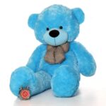 HUG 'n' FEEL SOFT TOYS 6 Feet Sky Blue Giant Teddy Bear Soft, Plush,Cuddly Stuffed Animal for Kids, Birthdays, Anniversaries, Valentine's Day,Special Occasions Large Huggable - Image 4