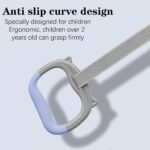Pull Up Bar for Home for Kids, Gymnastics Equipment for Kids, Kids Hanging Rod for Height, Monkey Bar for Home for Kids, Kids Exercise Equipment for Home, 1.45 Meters Length Adjustable Gray Rings - Image 3