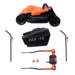 BLACK+DECKER BEMW451BH-B1 1200W Electric Lawn Mower With Bike Handle, 13" (33cm) Winged Blade,Max. Mowing Area 300 Meter Square, 35 L Grassbox Capacity, 12m Cable Length, 1 Year Manufacturer Warranty - Image 9