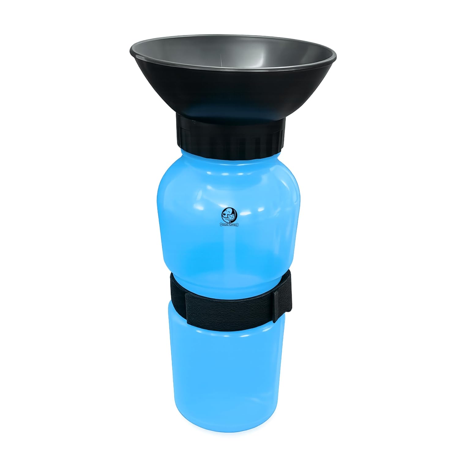 617mzFD0gmL._SL1500_.jpg Foodie Puppies Portable Dog Water Bottle, (530ml,18Oz) Color May Vary | Leak-Proof Easy Squeeze Pet Water Dispenser with BPA-Free Drinking Cup | Walking, Hiking, Travel & Road Trips - Image 1
